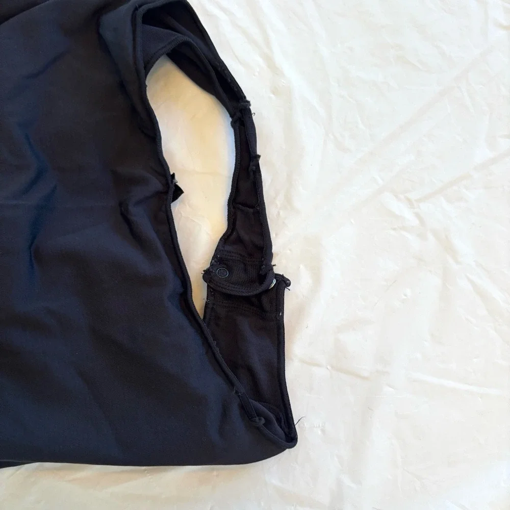 SKIMS Essential Crew‎ Neck Sleeveless Bodysuit Black size 3X